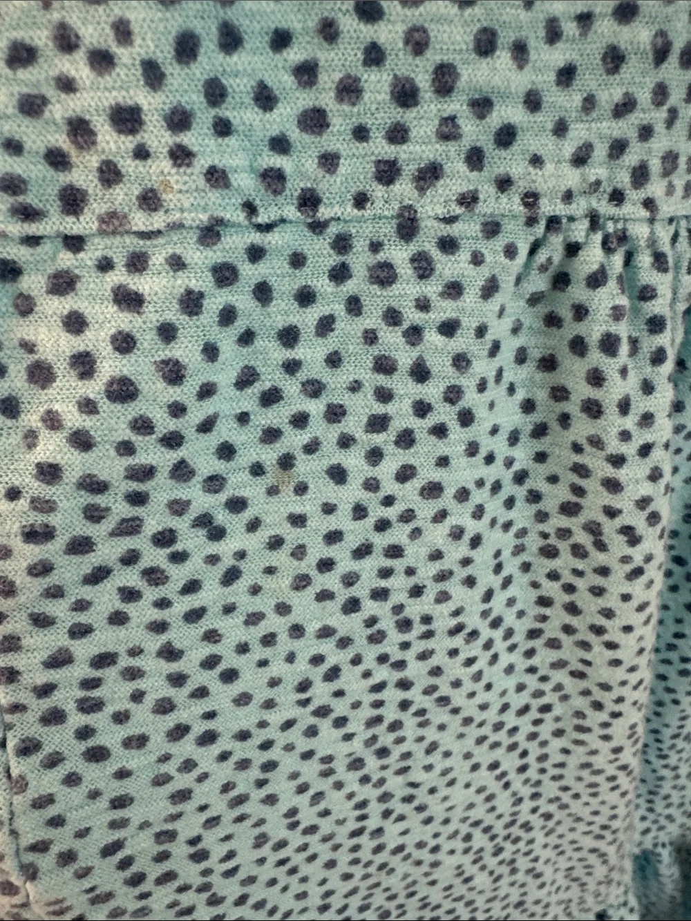 Cut Loose bellflower blue Polka Dot Sleeveless patchwork Dress xl